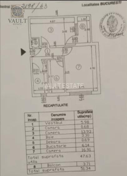 Apartament 2 camere - zona Berceni - 1
