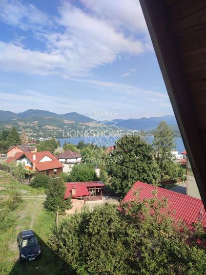 Cabana Finisata 160 mp -teren 4100 mp-Panorama spre Lac Colibita - 2