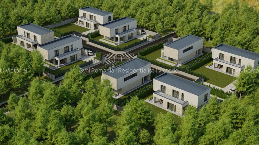 REV2003468 Vile individuale moderne 5 camere teren generos complex Saftica - 8