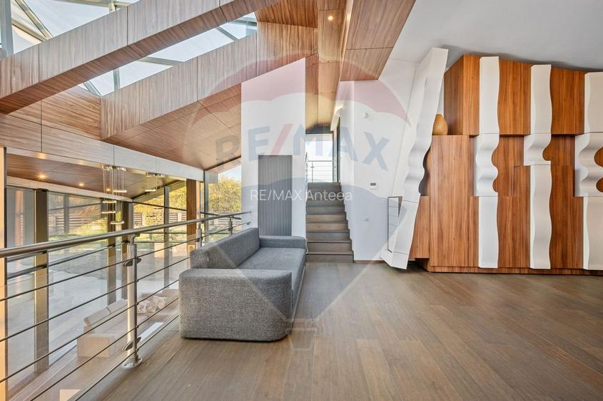 Vilă Futuristă: Eleganță & Inovație la limita pădurii, piscină, 4500mp - 43