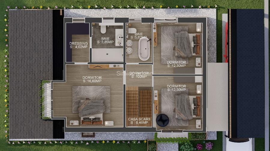 Casa de vanzare 5 camere Balotesti/Individuala  - 13