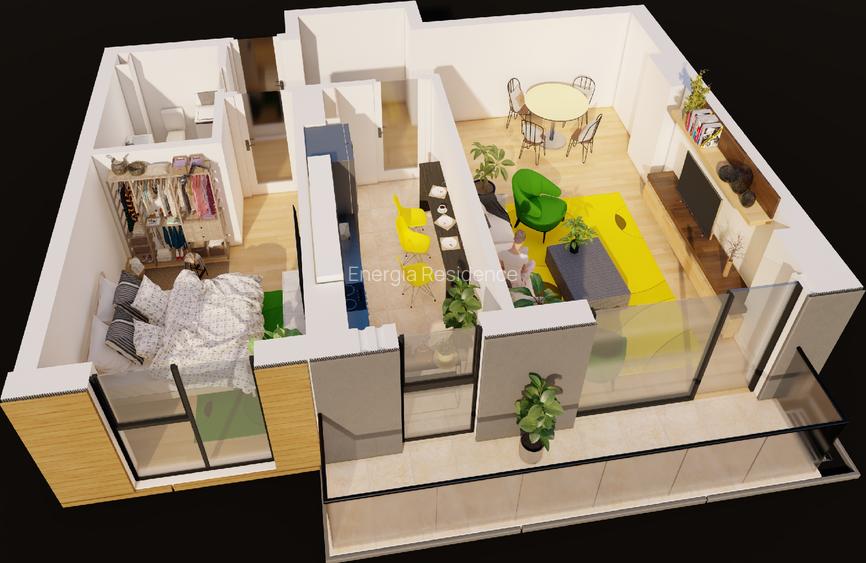 Apartament 2 cam - Constanta - Energia Residence - 1