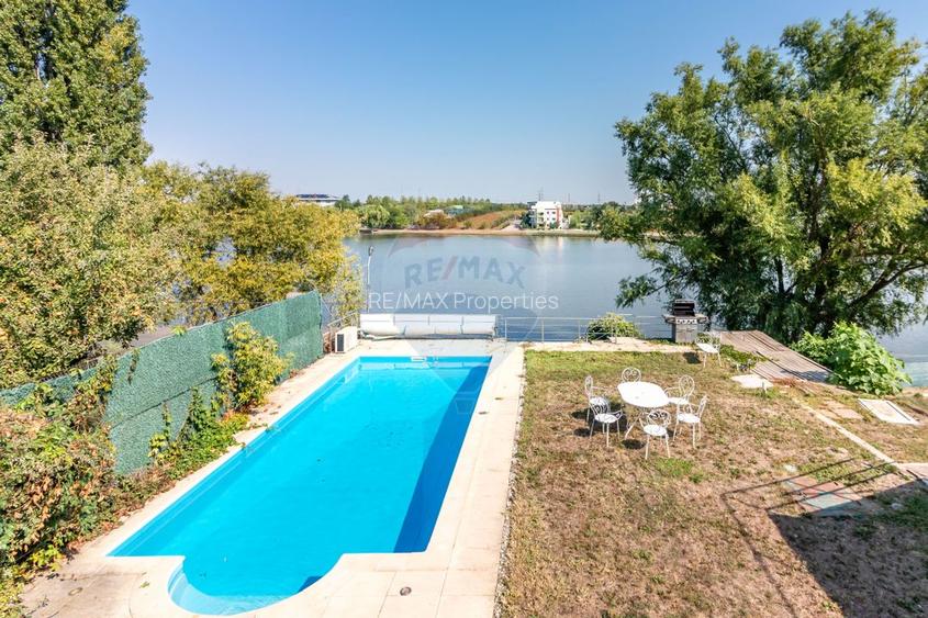 Vanzare Vila 5 camere cu semineu, piscina si priveliste lac piscicol - 16
