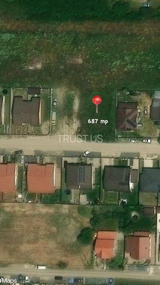 Teren intravilan de vanzare – Moșnița Nouă |687 mp Comision 0% - 3