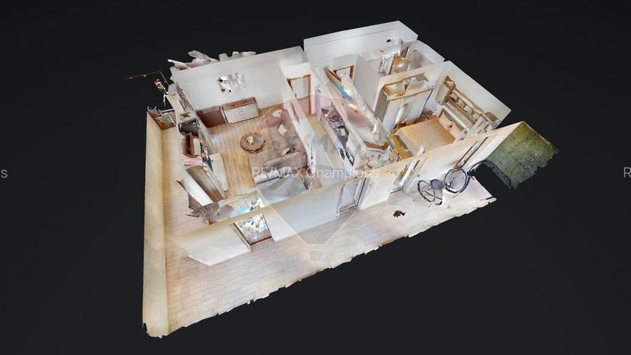 2 camere | Etaj 1 | Decomandat | 62 mp | Terasă 23 mp | Tractorul - 15