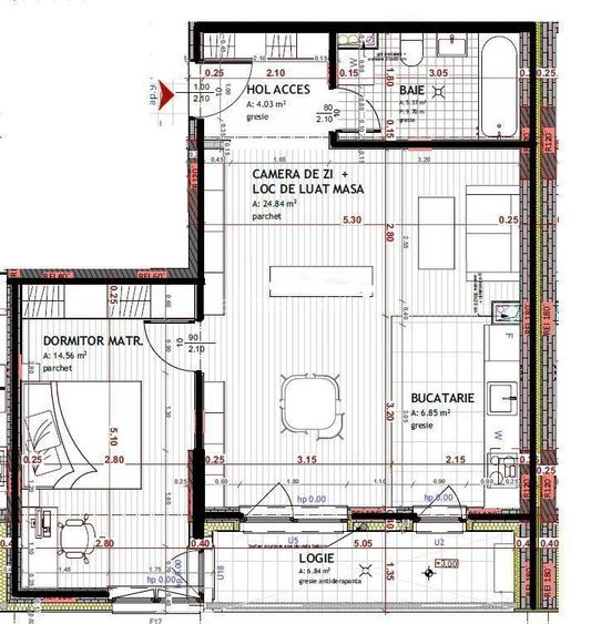 Apartament 2 camere mobilat utilat, 57 mp, parcare, etaj 2, Floresti - 8