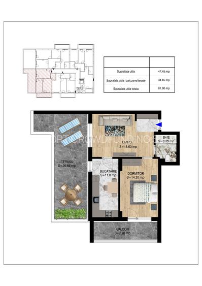 Ap 2 camere bloc 2026, 2 lifturi, INCALZIRE IN PARDOSEALA, PROMOTIE LUNA APRILIE - 9