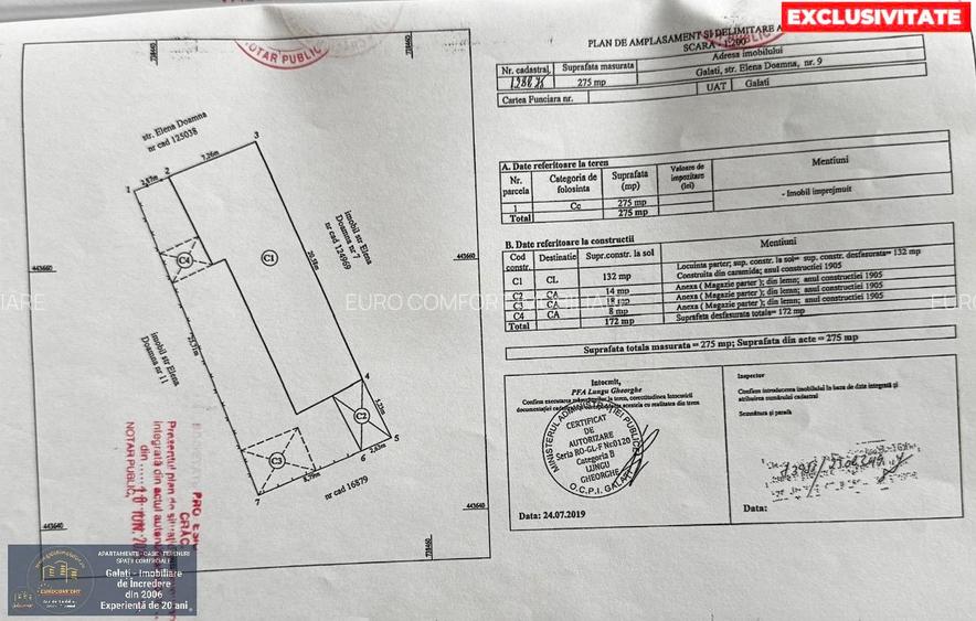 Vanzare Proprietate cu arhitectură clasică și 685 mp teren – Centru Galați - 7