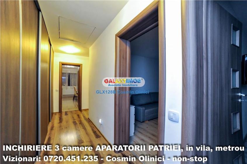 INCHIRIERE 3 camere BERCENI - Aparatorii Patriei, metrou, in vila - 14