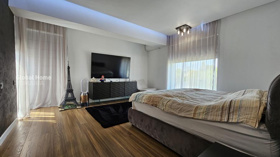 Vilă modernă 4 camere | 190MP | Teren 330MP | Piscină privată & vedere către lac
