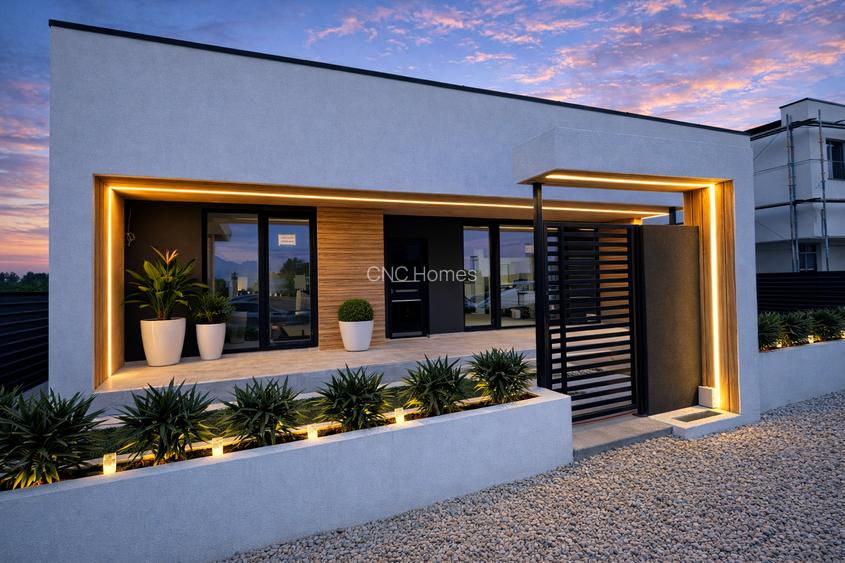 CASĂ PARTER – PROIECT EXCLUSIV CNC HOMES | COMUNA BERCENI - 2