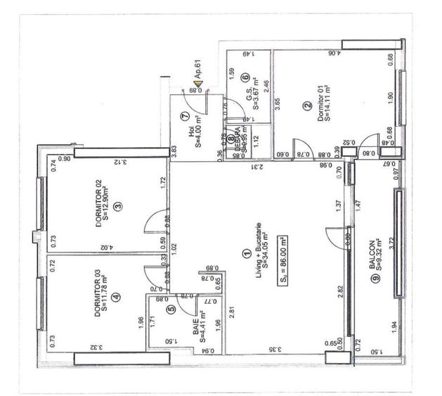 SX706 City Of Mara - 4 Camere - Parcare Subterana - 13