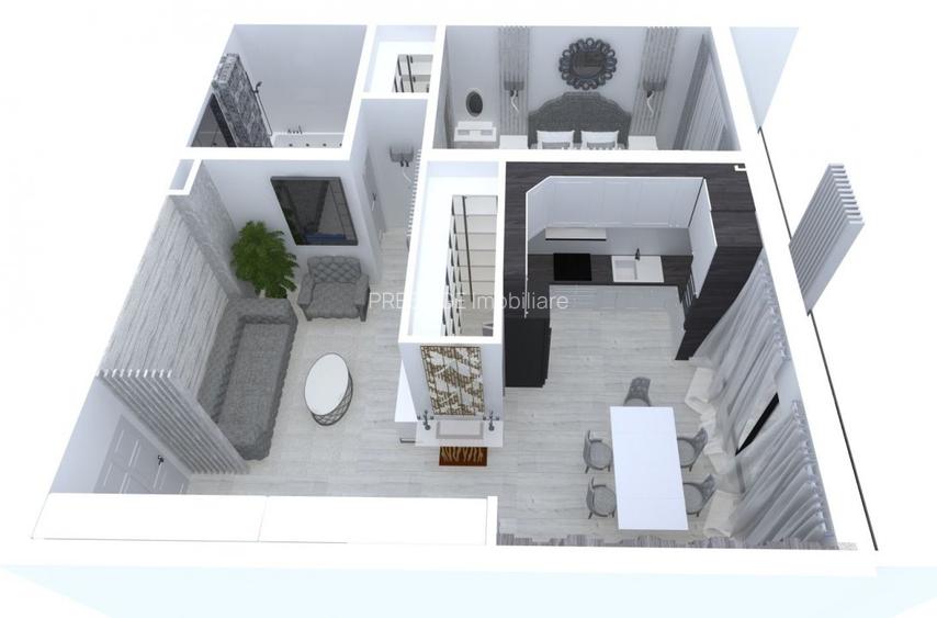 Apartament nou cu 2 camere de vanzare in Complexul Brubus -Santandrei - 5