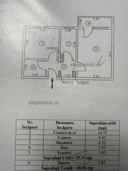 Decomandat Renovat 2 Camere cu Loc de Parcare! Huedin/Resita - 1
