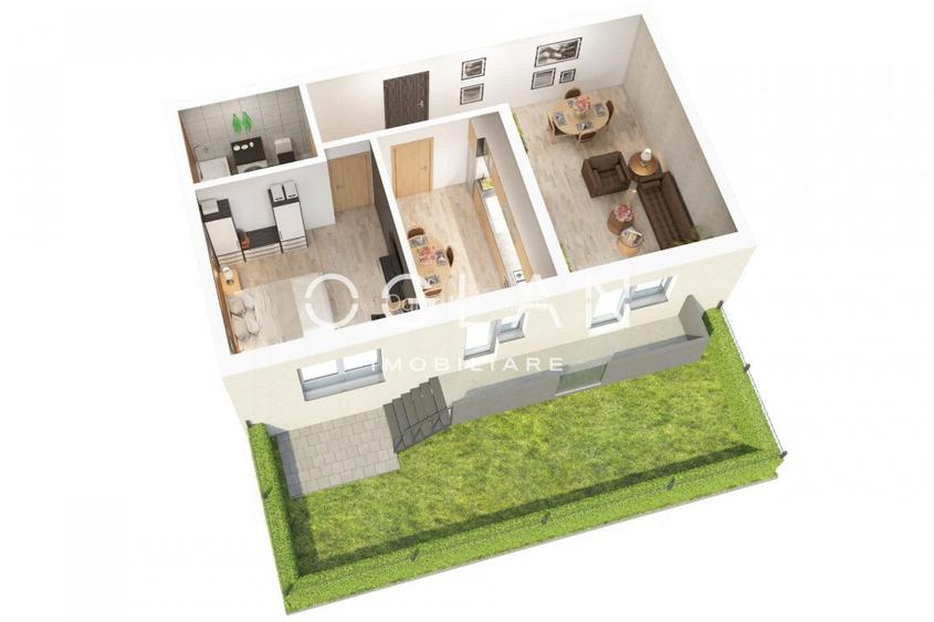 Apartament 2 cam cu gradina 40 mp,  Doamna Stanca 0% Comision - 4