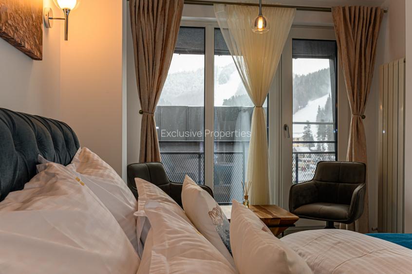 Apartament unic in PREDEAL – LUX, vedere la partie cu terasa si parcare - 8