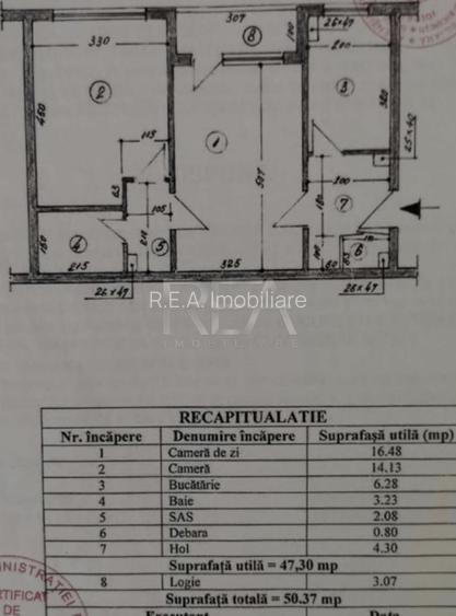 2 camere, 6/10, anvelopat ,51 mp,-Gorjului - 2
