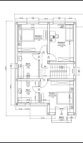 Duplex cu 5 camere, despartit prin garaj, zona Lidl, finisaje premium - 7