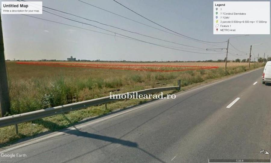 Teren intravilan 17.000 mp cu front la Centura intre Metro si 6 Vanatori