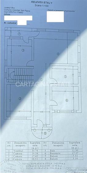Vila Pipera P+1+M central - 450mp util   1000mp teren - 17