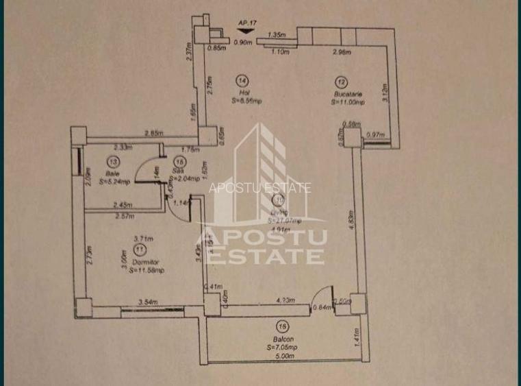 Apartament cu 2 camere, open space, zona Aradului - 10