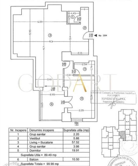 Apartament 2 camere | Upground Pipera - 9