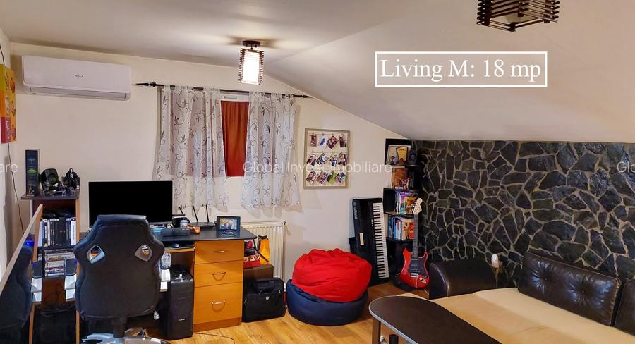 Lumina- Casa P+M, 5 Camere+ 1 Spatiu Comercial, teren 425mp - 120.000euro - 22