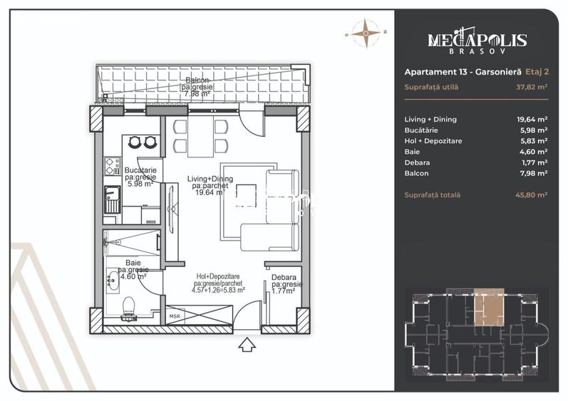 Garsonierǎ Coresi | Plata Tranșe | Credit - 5