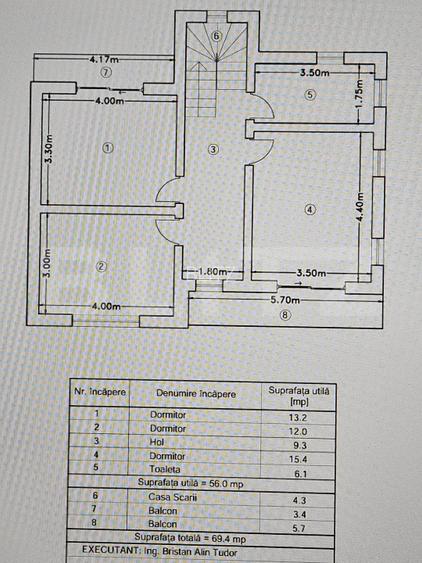 Vila 4 camere, 147 mp, zona Hlincea - 9