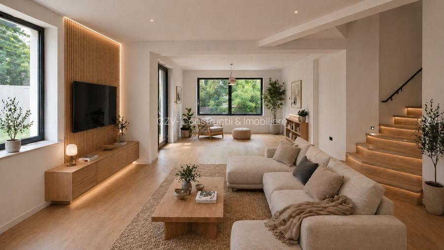 Casă spectaculoasă – 314 mp utili, cramă, terase, 7 camere, teren 432 mp - 6