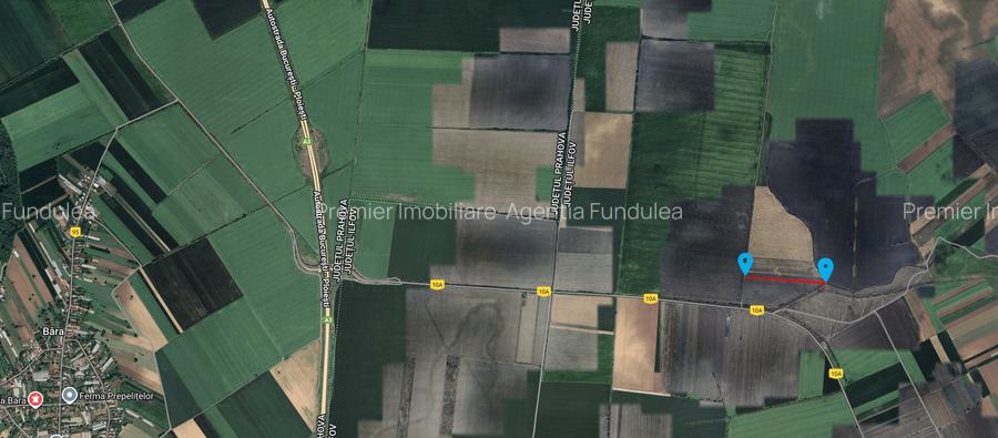 Teren 53211 mp Nuci – Merii Petchii, Ilfov - 5 €/mp - 2