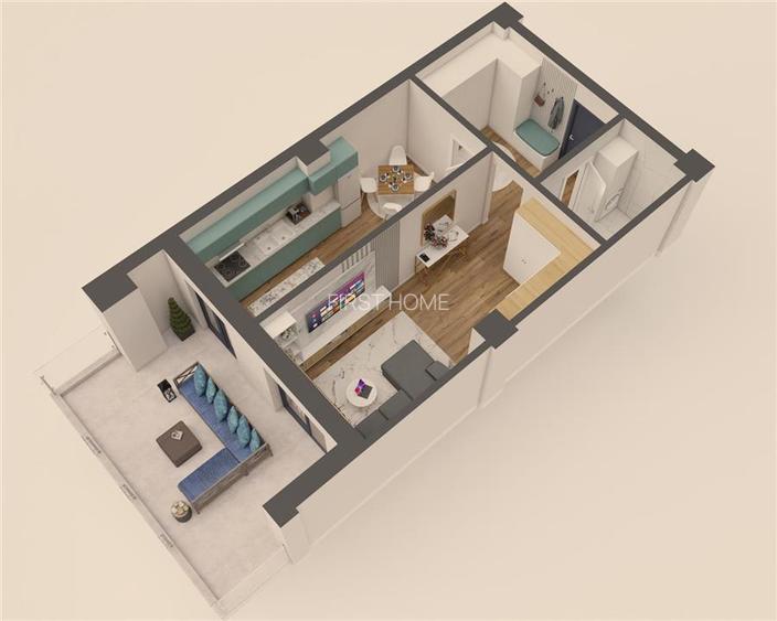 PARK LUXURY RESIDENCE, Apartament 1 camera,zona  Parcul Balcescu - 16