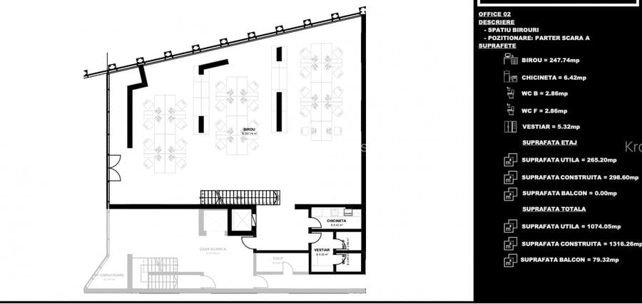 Spațiu de birouri premium 1074 mp – Centrul Istoric Brașov - 2