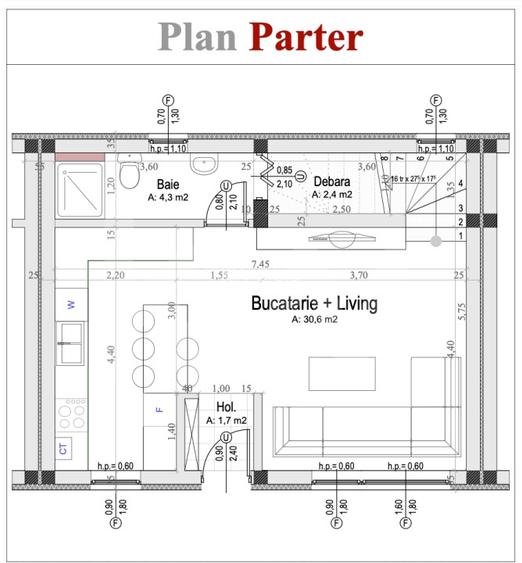 Casa intabulata, 5 cam, 119 mp utili, curte 70 mp – finisata la cheie - 7