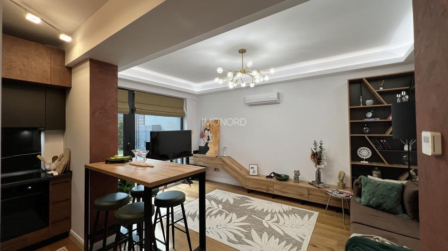 Unirii bloc 2023, apartament mobilat complet, terasa, gradina si garaj ! - 9