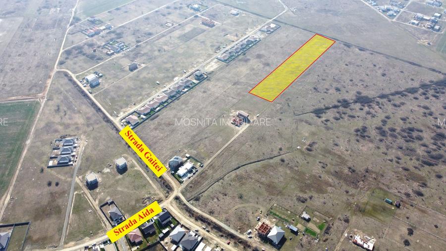 Terenuri de vanzare Mosnita, cu utilitati - 70 euro/mp+TVA - 7