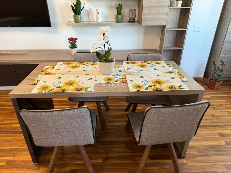 Unirii, utilat/mobilat MDF, 77mp, 1994 6/9, 2 bai, parchet masiv, vedere spate - 4