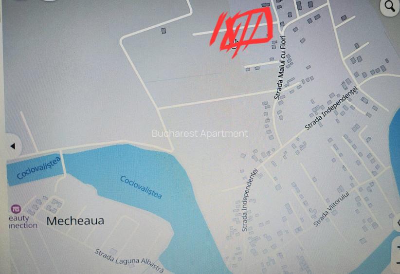 Teren constructii 500 mp Corbeanca Ilfov-zona Mechea Independentei.Investitie. - 7