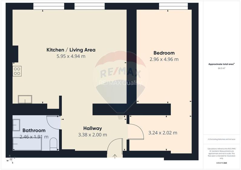 Apartament 2 camere - 65mp utili - de vanzare - zona Vitan-Barzesti - 19