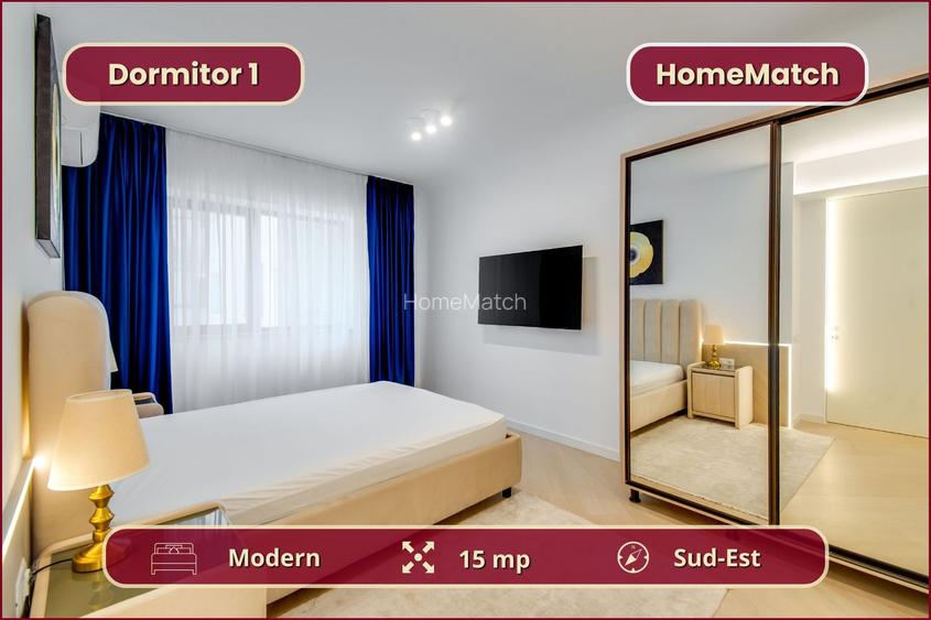Cortina North || 3 camere || Finisaje de lux || Parcare || Comision 0% - 6