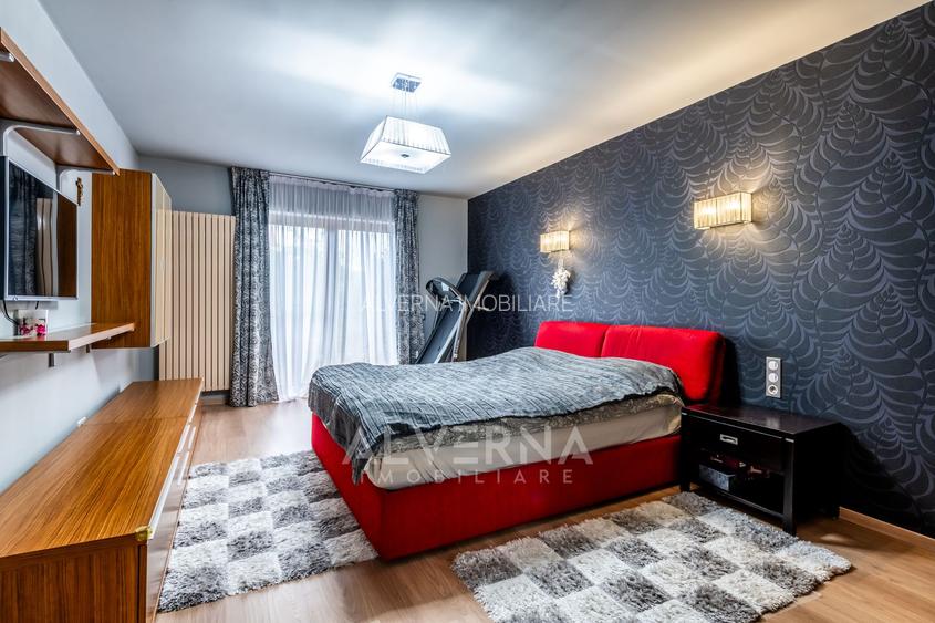 Casa individuala 268mp | 4 dormitoare + studio | 1100mp teren | Faget - 15