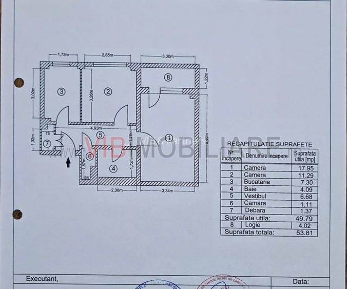 De vanzare apartament 2 camere 1981 - Stefan cel Mare - 19