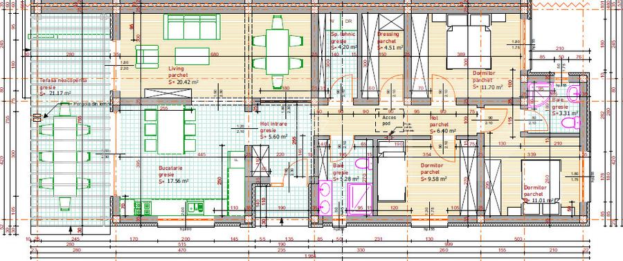 Duplex de vanzare, 4 camere, 110 mp, zona-Unirea - 7