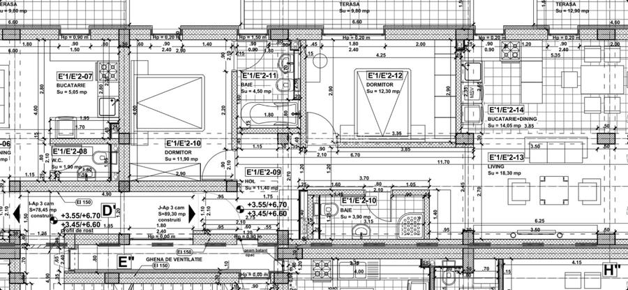 3 camere | etaj 1 | decomandat | 2 Min Piata/Metrou Crangasi - 8
