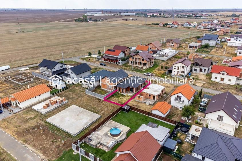 Casă nefinisata la sol in Fântânele, cartier nou Comsion 0 - 3
