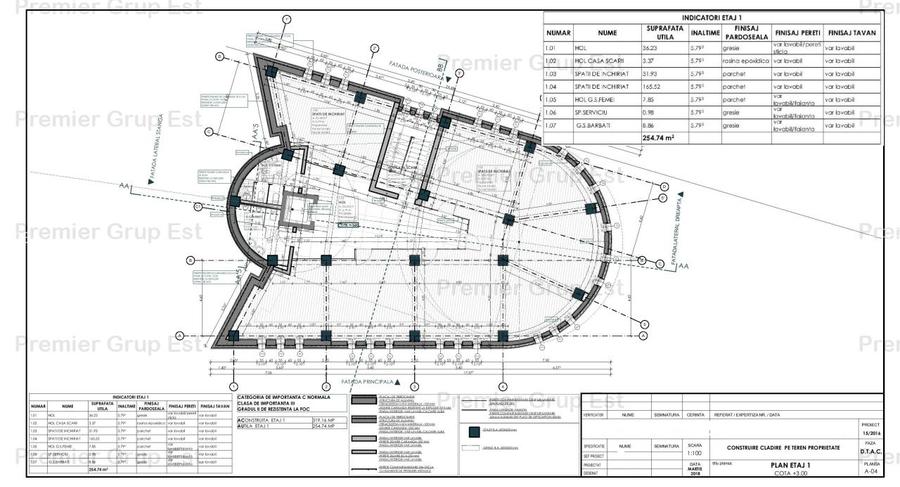 Spatiu Birouri Clasa A+, Nicolina, 255mp, ETAJ 1 - 11