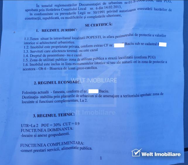 Teren de vanzare – Popesti Vale, 3600 mp - 5