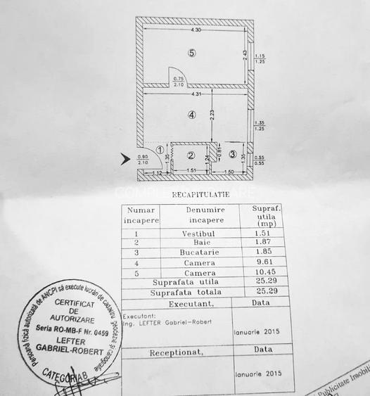 Apartament 2 camere fara imbunatatiri - 4