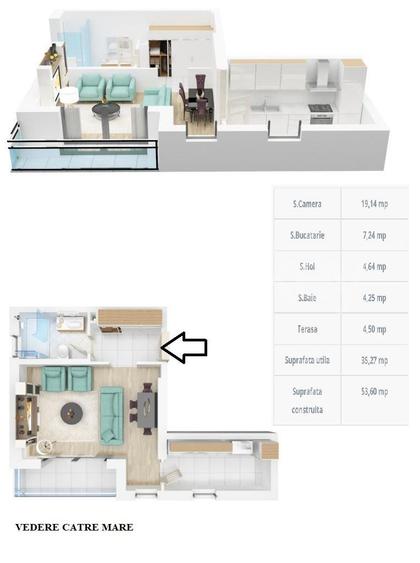 Studio | Mamaia | vedere catre mare - 1