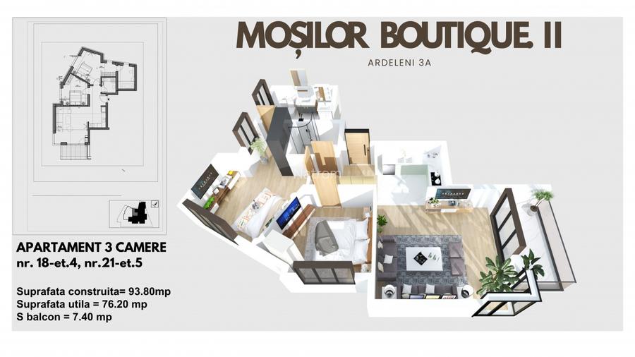 Ultracentral Dacia-Mosilor 3 camere cu priveliste ! - 2